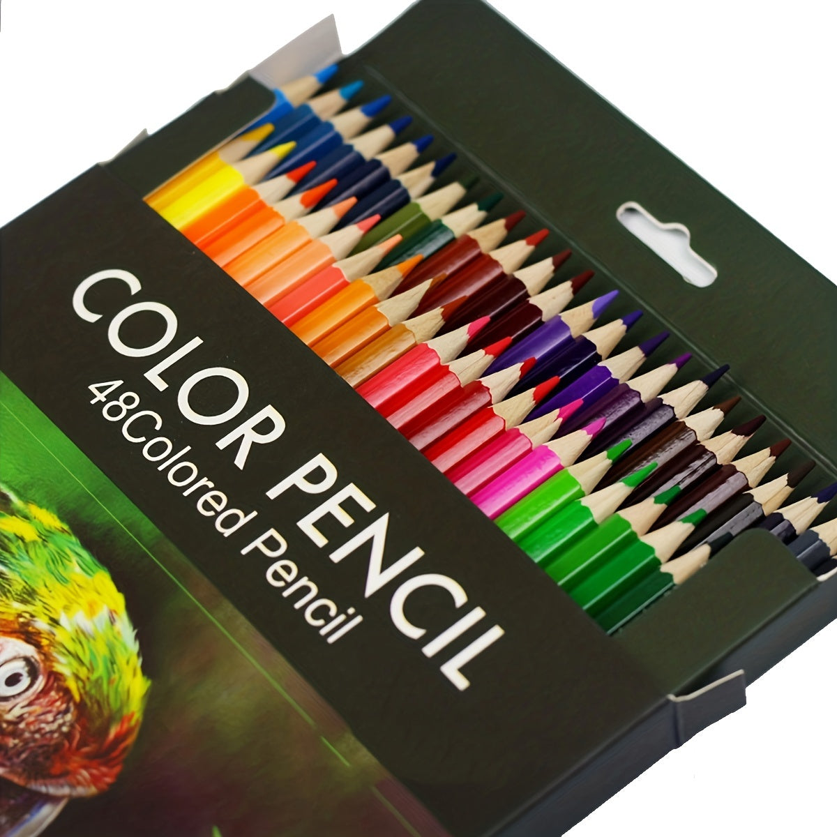 Vibrant Colored Pencils Set for Adults and Teachers, Wooden, Medium Point