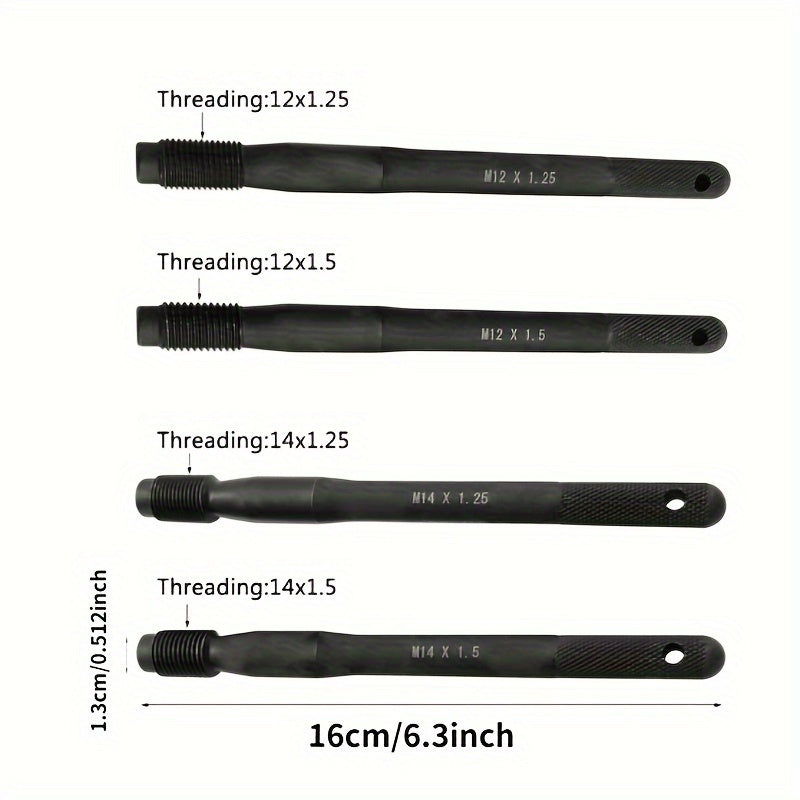 Black Wheel Alignment Pin Guide Tool for Car Tire Mounting 12x1.5