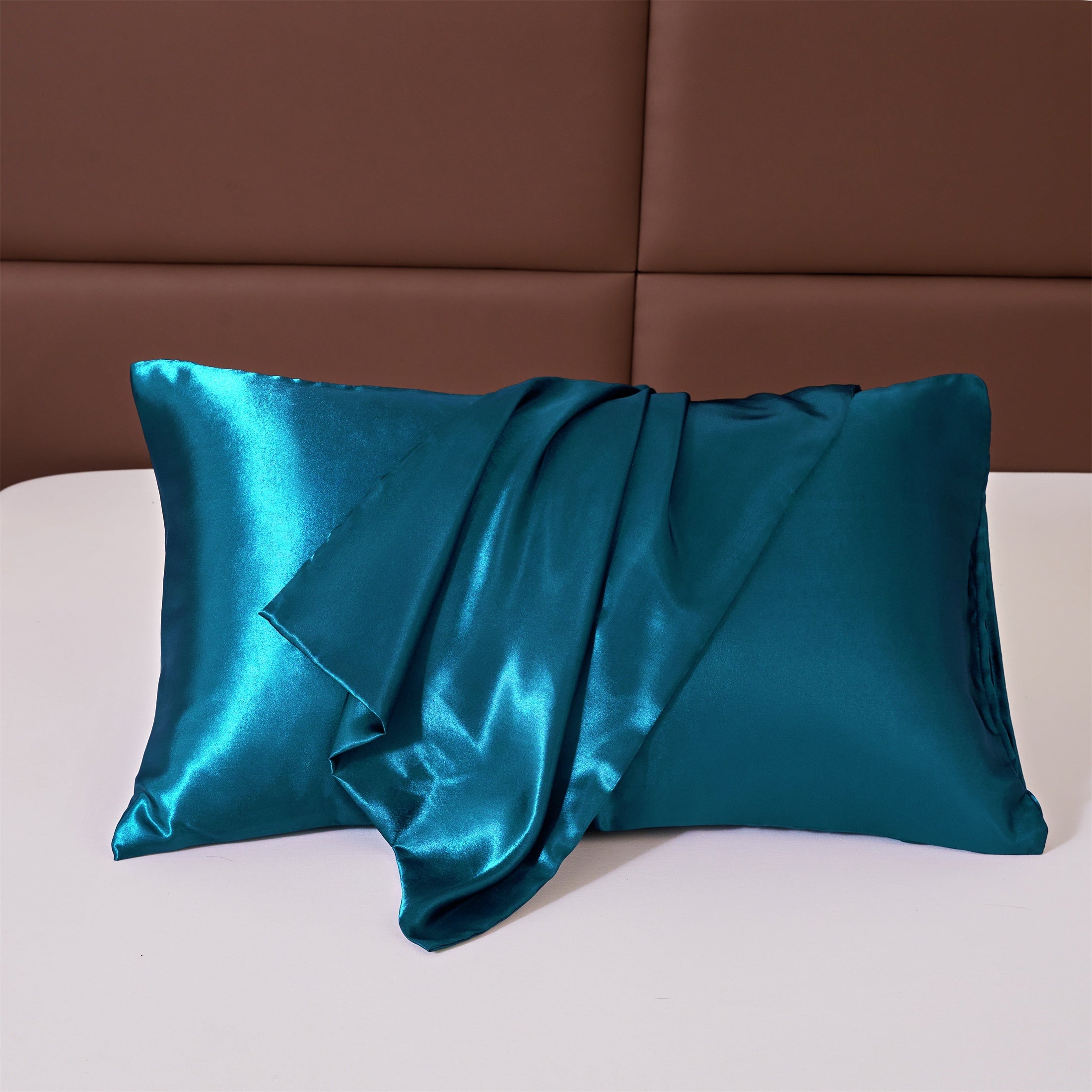 Funda de almohada de terciopelo en dos colores, tela suave, accesorio decorativo para ropa de cama