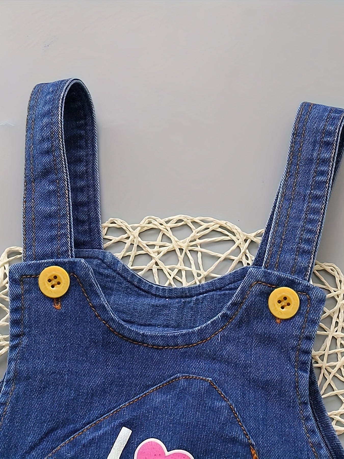 Стильные рабочие брюки для девочек с переносными ремнями для детей