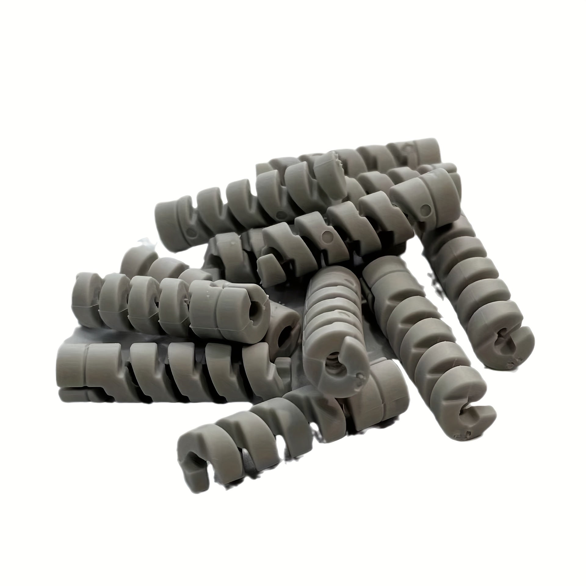 10/20/30 шт. органайзер для кабелей с спиральным защитным чехлом для зарядки мобильных телефонов и компьютеров. Силиконовое устройство предотвращает изгибание и поломку. Идеально подходит для хранения на столе и в ящиках дома.