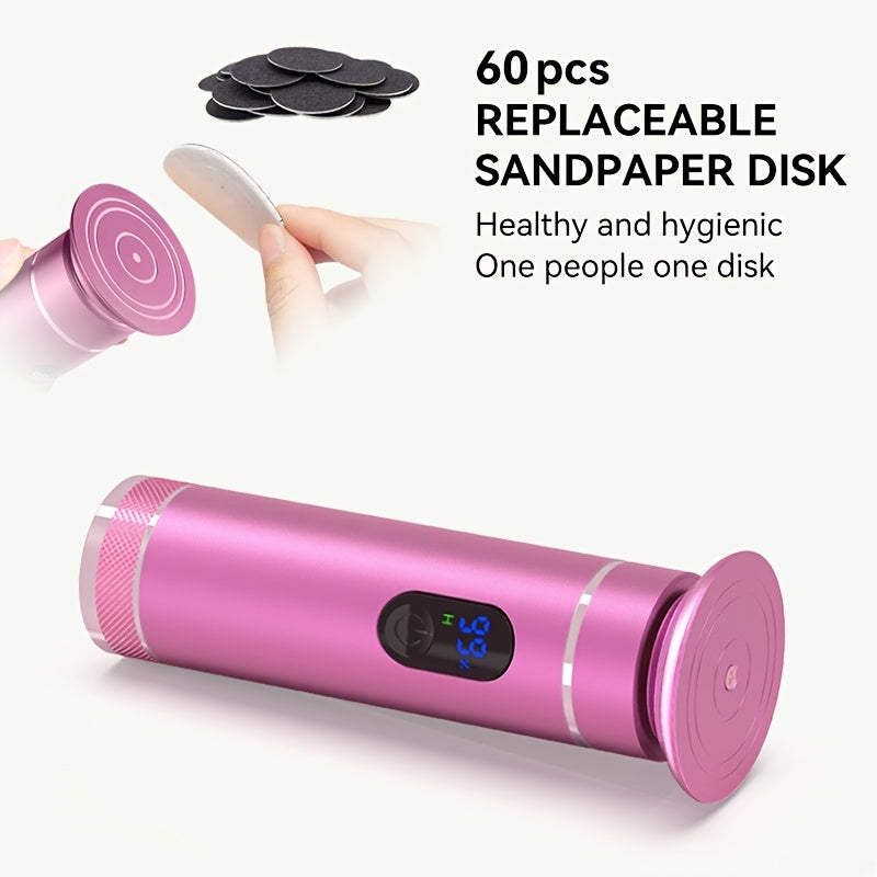 Rechargeable Electric Foot Grinder Callus Remover Dead Skin Remover USB Battery