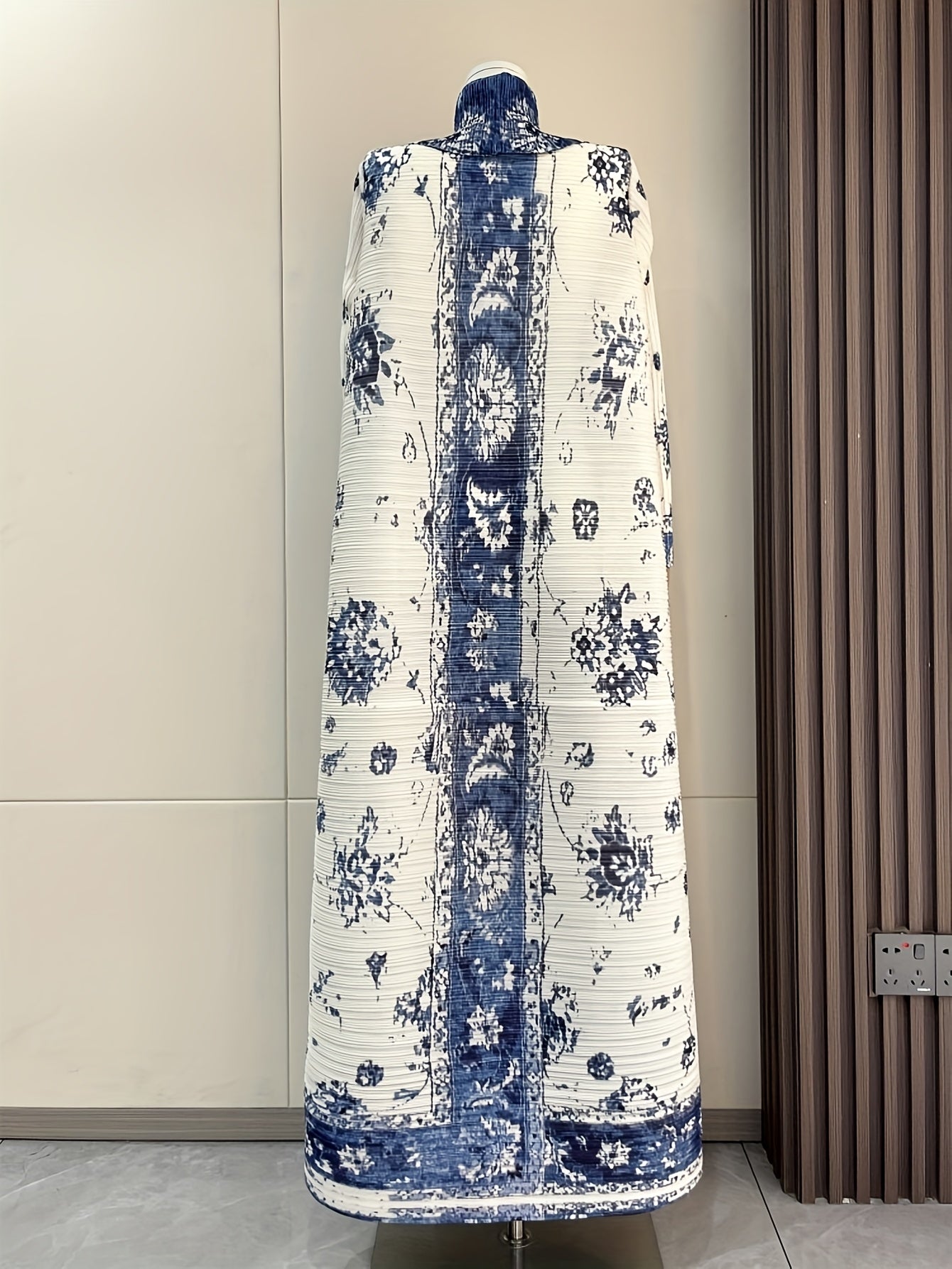 Abaya kaftan de talla grande para mujer con estampado floral, ajuste holgado, transpirable, para verano, temporada de capas