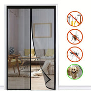Magnetic Door Curtain for Kitchen and Living Room Insect Screen Mesh
