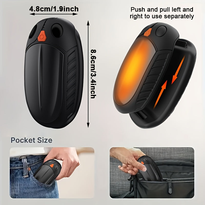 Rechargeable Hand Warmers Set for Camping Outdoor Portable USB Heated