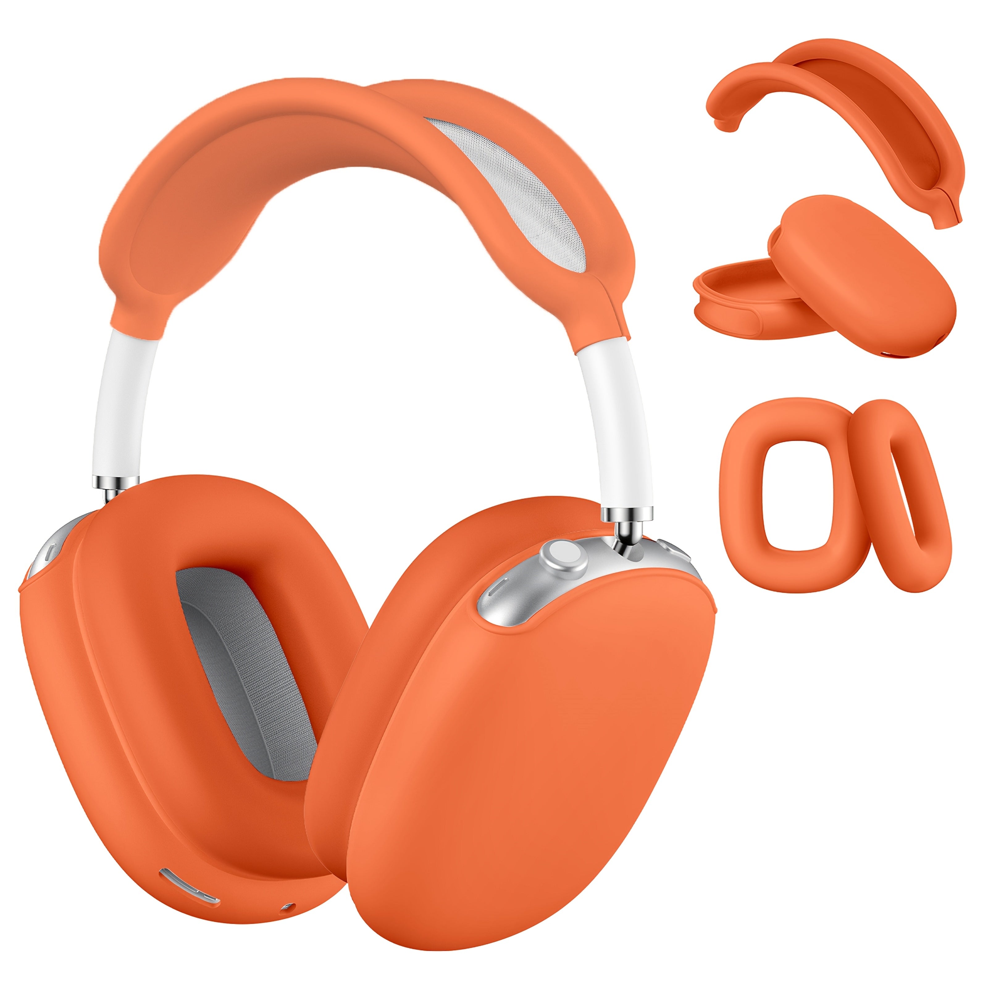 Fundas de silicona para auriculares AirPods Max antirayaduras, a prueba de polvo y golpes, en varios colores