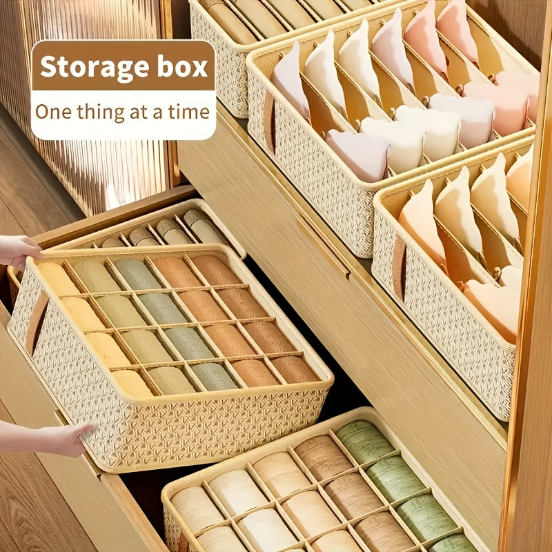 Foldable Fabric Drawer Organizer for Closet Storage Socks and Underwear Box Space-Saving