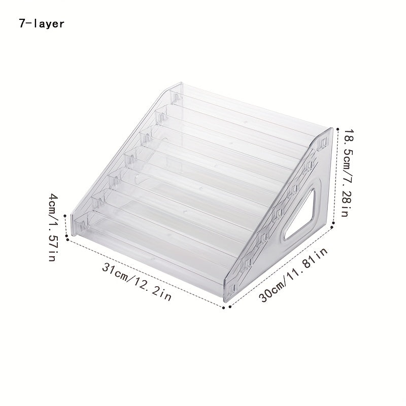 Acrylic Display Rack for Toy Cars and Jewelry Stackable Multi-Layer Organizer