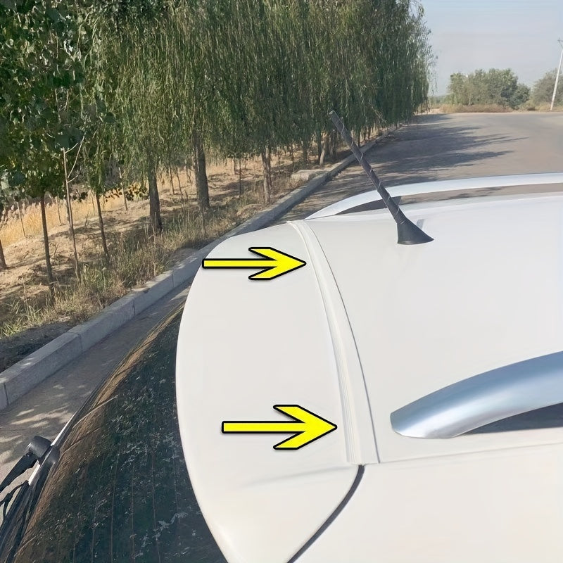 Rear Trunk Seal Pinstriping Tape 160cm Natural Rubber Waterproof Dust Sound Protection