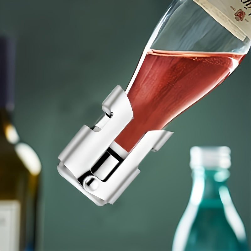 Food-Grade Silicone Champagne Preserver Keeps Sparkling Wine Fresh and Prevents Leakage