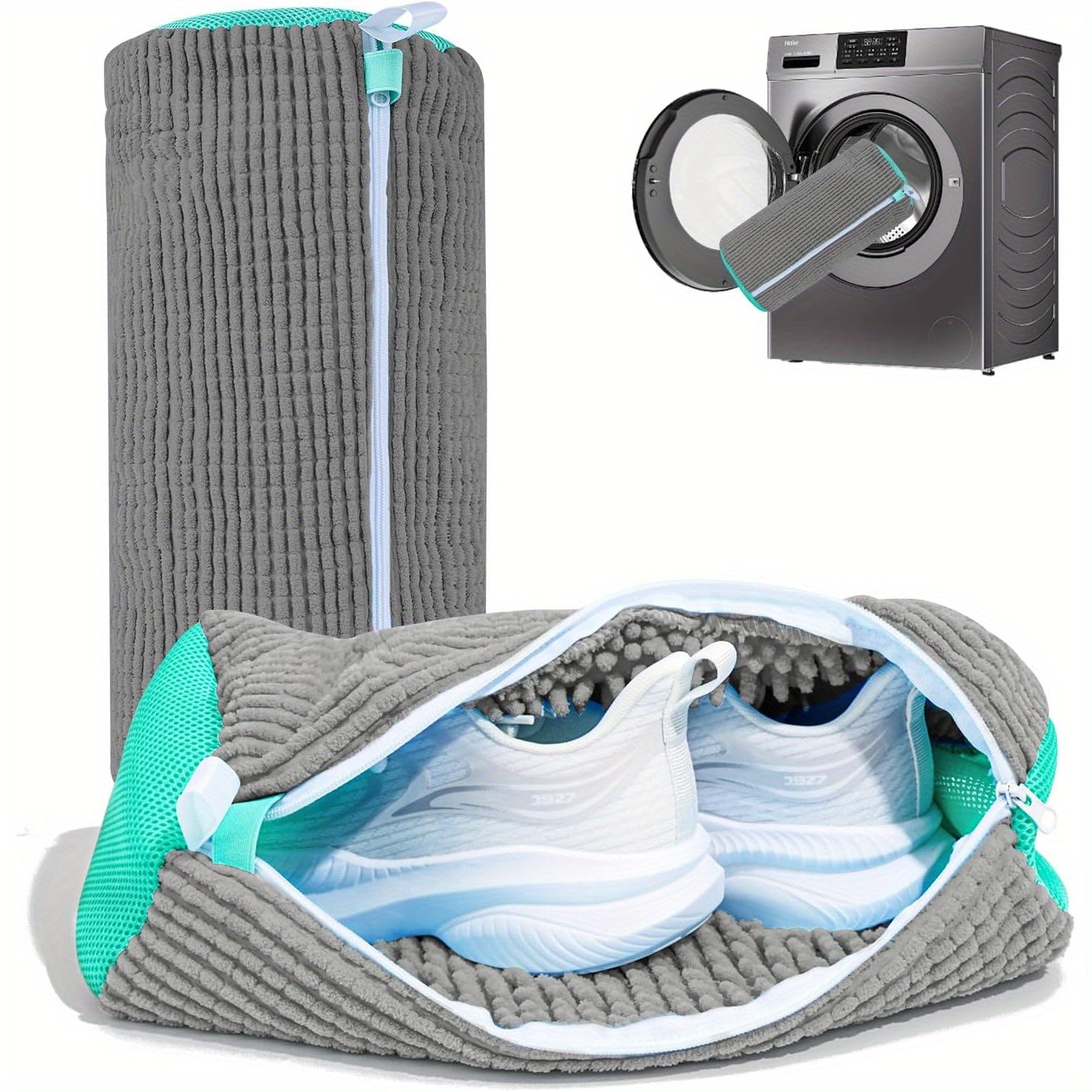 Laundry Shoe Bag for Washer and Dryer Reusable Sneaker Tennis Shoe Cleaning Kit