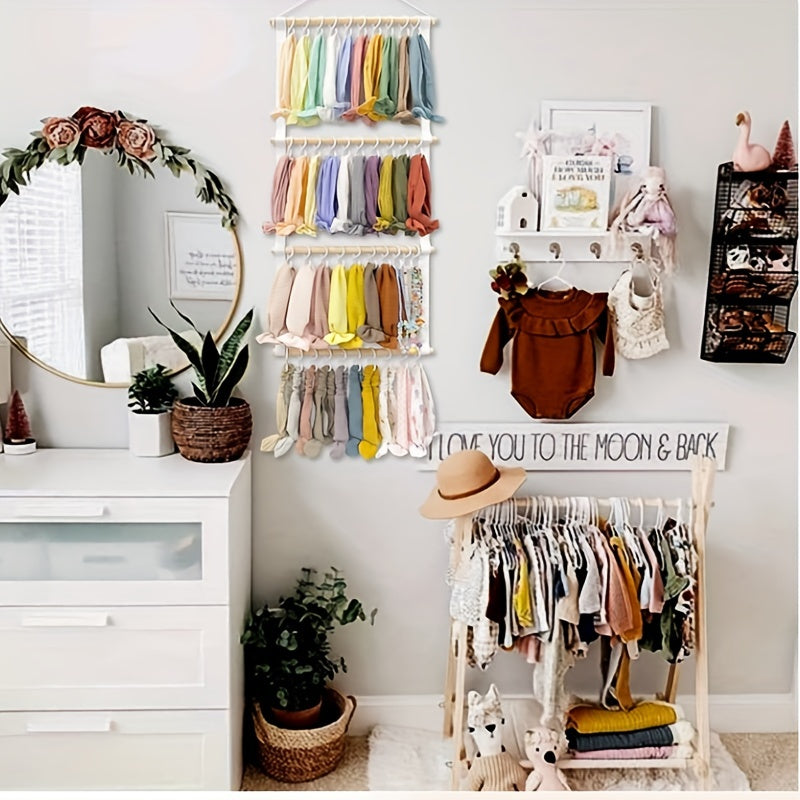 Держите аксессуары для волос в порядке с этим милым настенным держателем для повязок, идеально подходящим для подарка на Рождество, Хэллоуин или День благодарения.