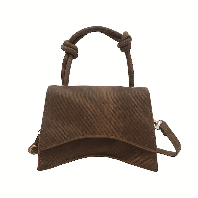 Women's Crossbody Bag PU Solid Color Lightweight Adjustable Strap Magnetic Closure