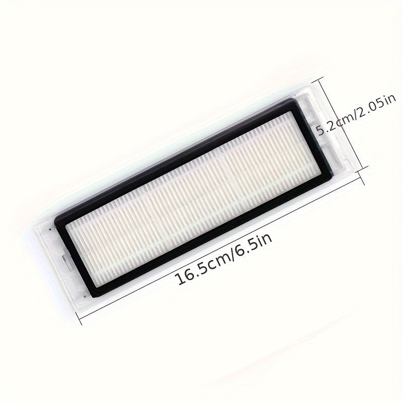 Robot Vacuum Replacement Parts Set Main Brush HEPA Filters Side Brushes Plastic Floor Attachment