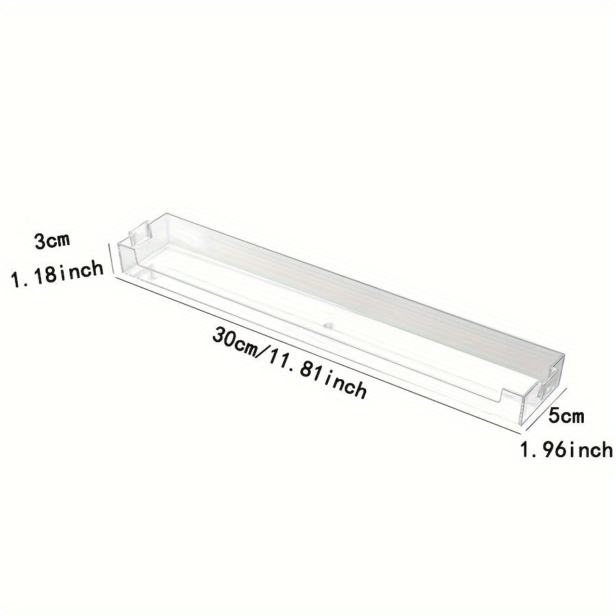 1/3 Transparent Suspended Wall Organizer for Hair Accessories and Glasses Storage