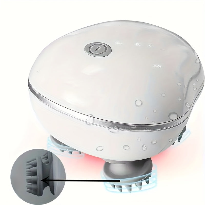 USB Rechargeable Electric Scalp Massager Full-Body Deep Relaxation 8 Tentacle 360°