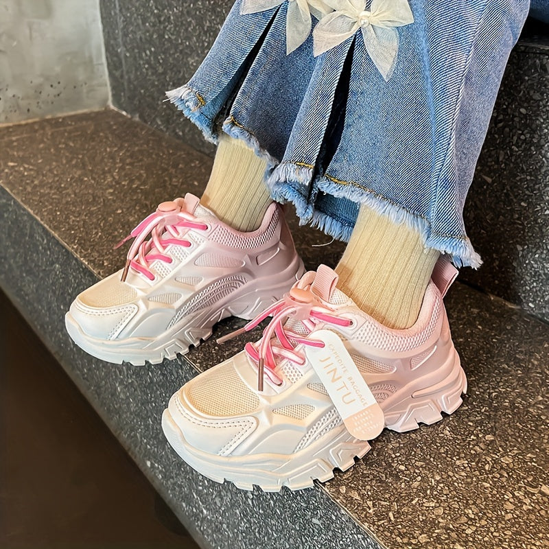 Kids' Mid-Top Sports Shoes for Outdoor Hiking and Casual Wear Boys Girls All-Season