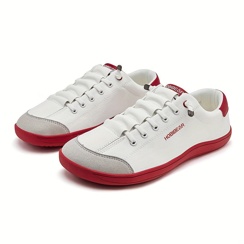 Women's Breathable Canvas Sneakers Wide Toe Casual Shoes All Season