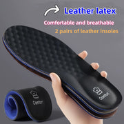 Unisex Thick Double-Layer Breathable Insoles for All-Day Comfort