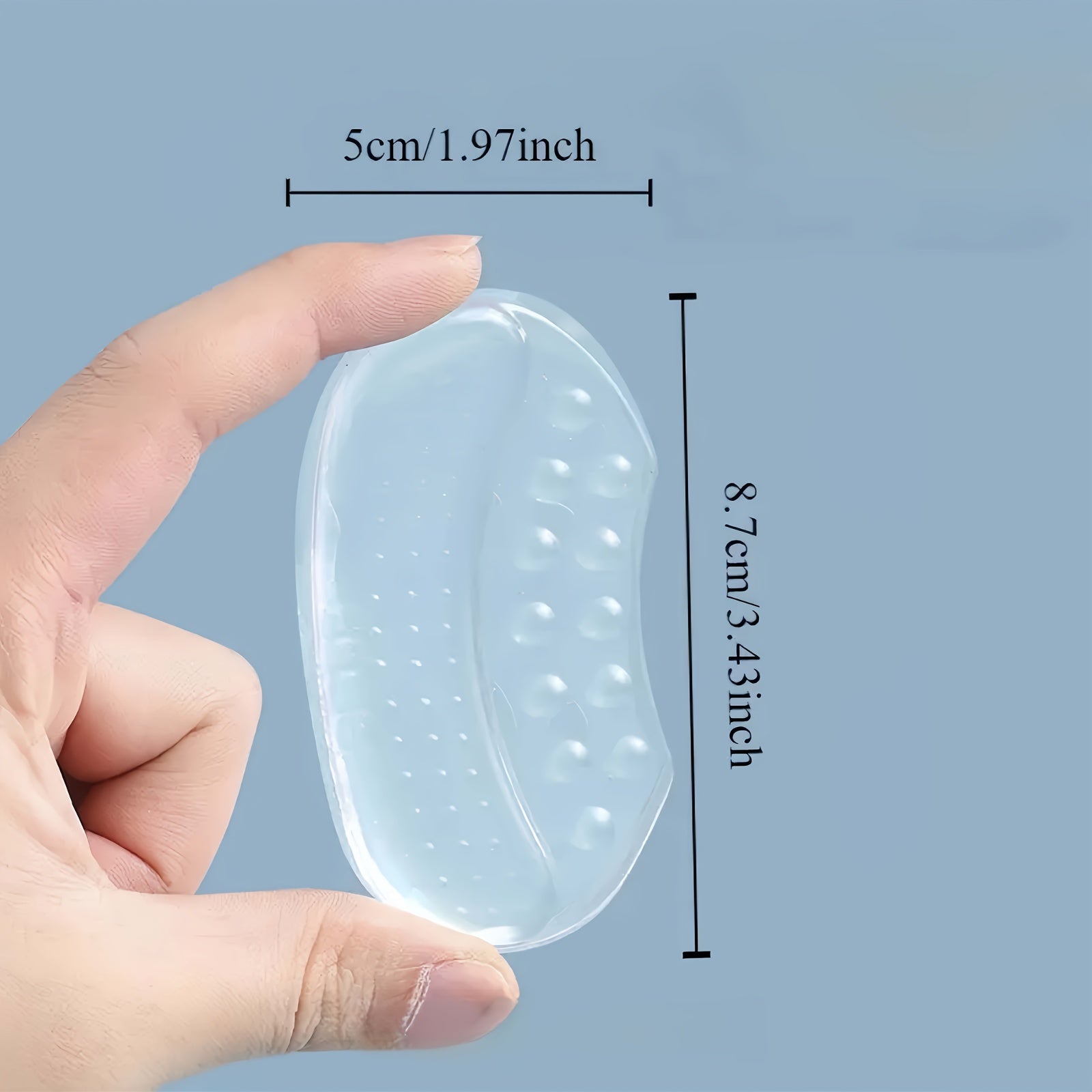 Women's Silicone Heel Pads for High Heels Reduce Slippage Blisters