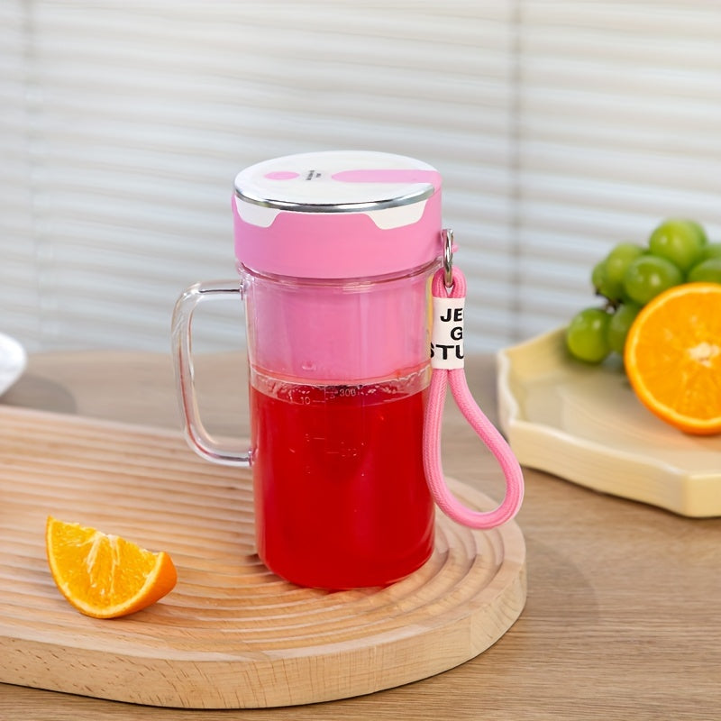 Rechargeable Compact Juicer Cup with USB Charging and 1300mAh Battery for Home and On-the-Go
