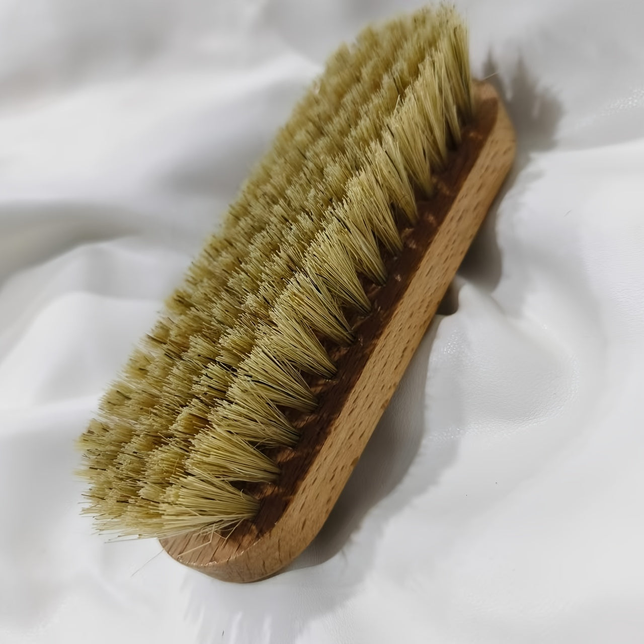 Horsehair Brush with Wooden Handle for Detailing Faux Leather Clothing Bedding