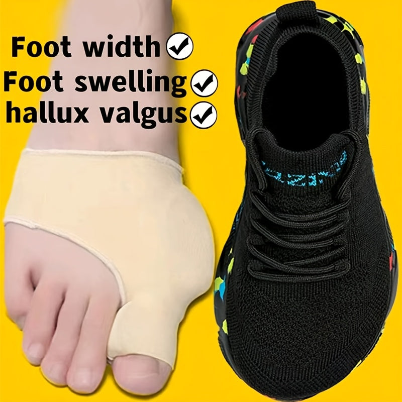 Plus-Size Light Weight Knit Sneakers for Casual Walking Wide Toe