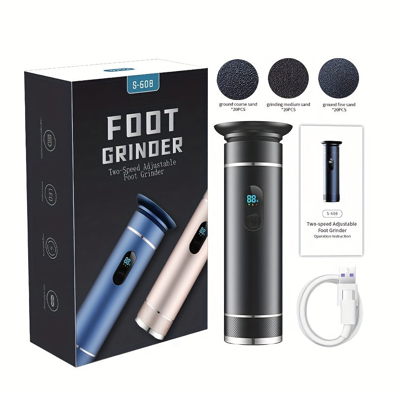 Rechargeable Electric Foot Grinder Callus Remover Dead Skin Remover USB Battery