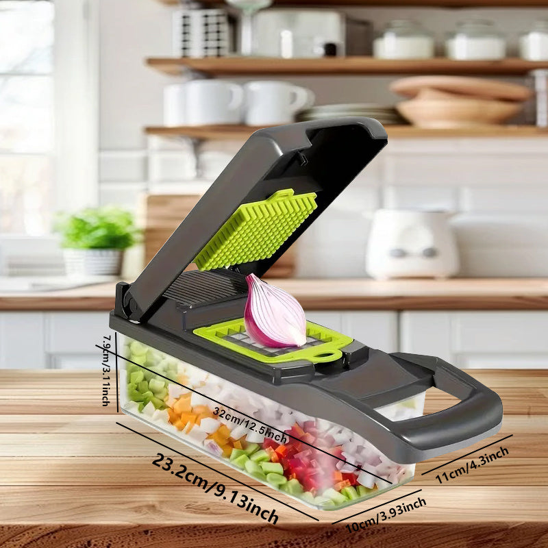 15-in-1 Food Processor Attachment for Vegetables Shredding Slicing Grating