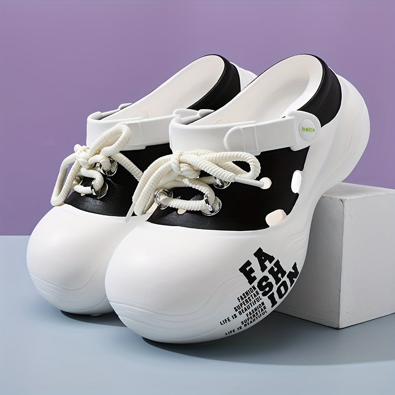 Women's EVA Platform Clogs Breathable Summer Beach Garden Shoes