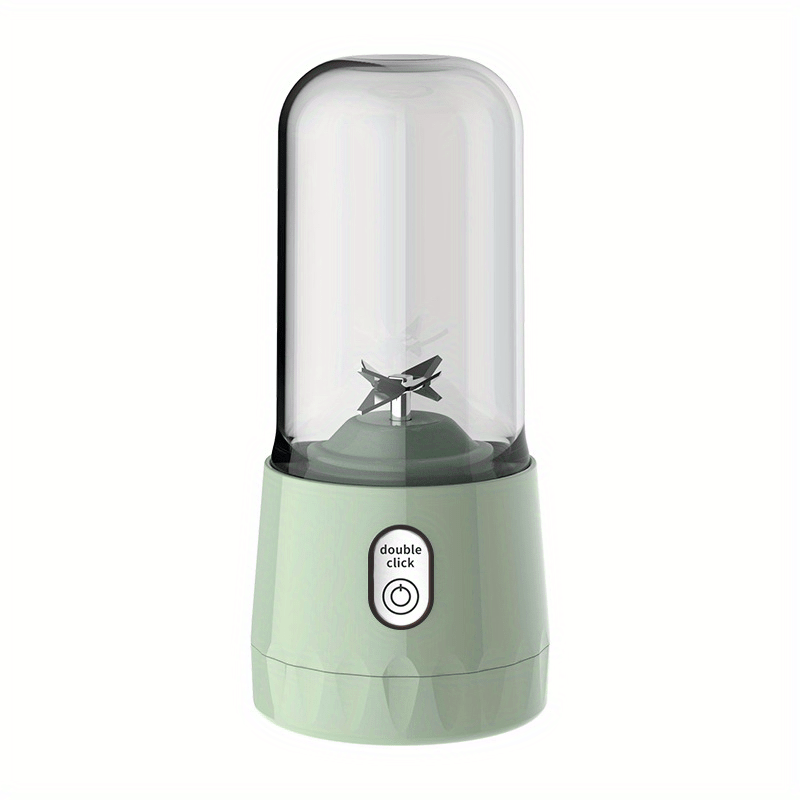 Vaso de licuadora eléctrica portátil de 400 ml con mini licuadora recargable por USB y accesorios para licuadora