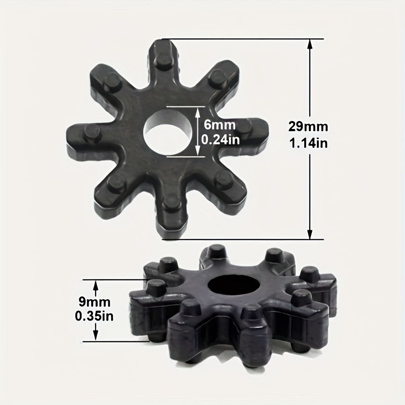 Flexible Steering Column Coupler Rubber Gasket for Korean Cars 2 Pack