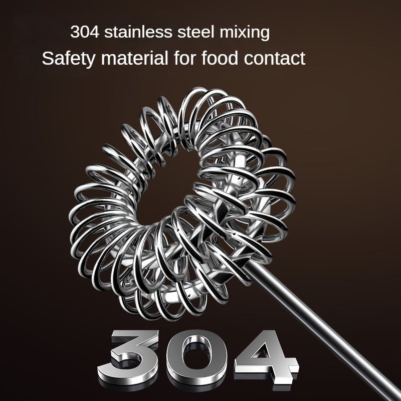 Espumador de leche eléctrico recargable 3 en 1 y creador de espuma para café y cocina