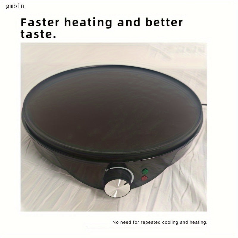 12-Inch Electric Crepe Maker Non-Stick Aluminum Coating 220-240V Home Crepe Pan