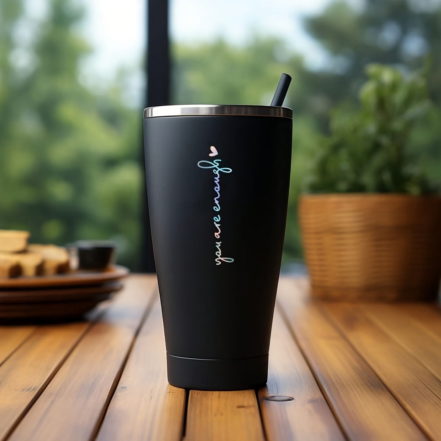 Paquete de 3 calcomanías de vinilo autoadhesivas con citas motivacionales para portátiles y botellas de agua de coche