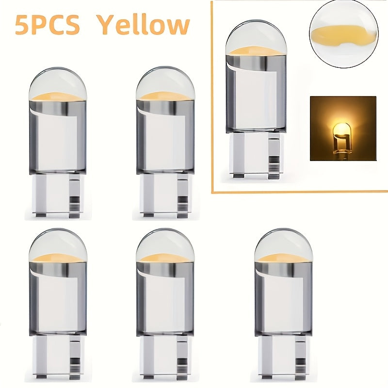 Universal LED Car Bulbs 5/20 Pack for Interior and License Plate Bright White