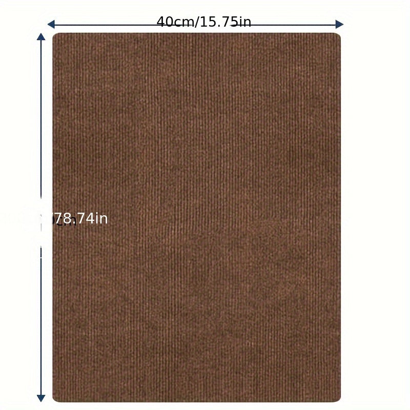 Non-Slip Adhesive Carpet Roll 40.64cm x 200.66cm for Stairs Hallways Office Bedroom