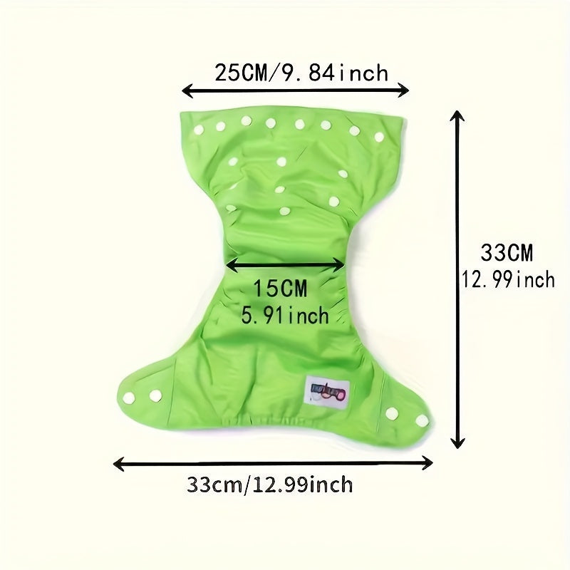 Reusable Cotton Diaper Pants for Babies and Toddlers Waterproof Breathable Cloth Diapers Mixed Colors