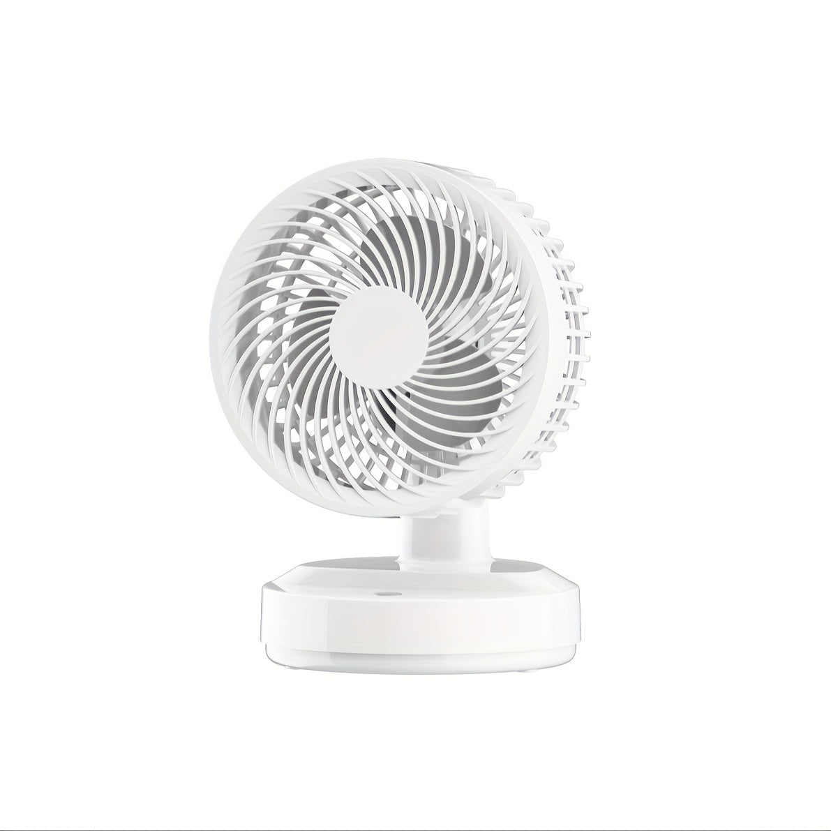 Light Green USB Desk Fan with 3-Speed, Low Noise, Strong Winds for Home Office