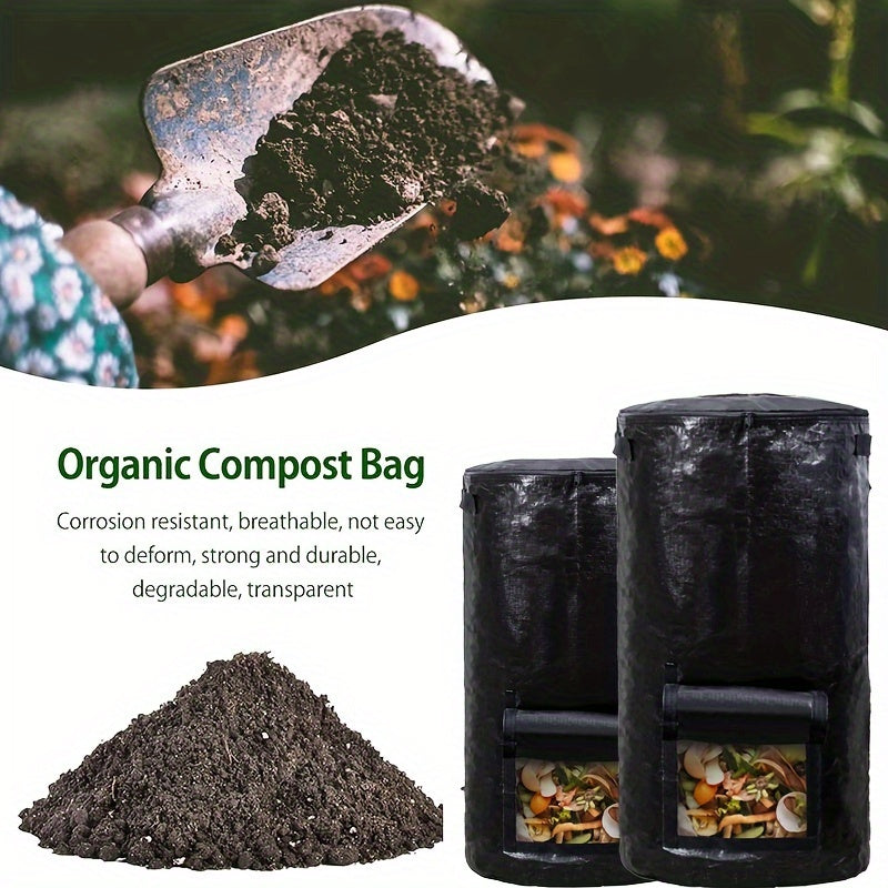 Waterproof Eco-Friendly Compost Bag 13.8x23.6 Inches for Kitchen and Garden Waste