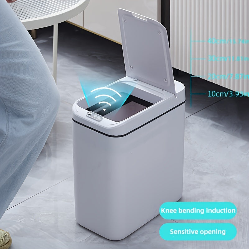 15L Бесконтактный инфракрасный датчик мусорное ведро на батарейках для кухни, ванной комнаты, офиса