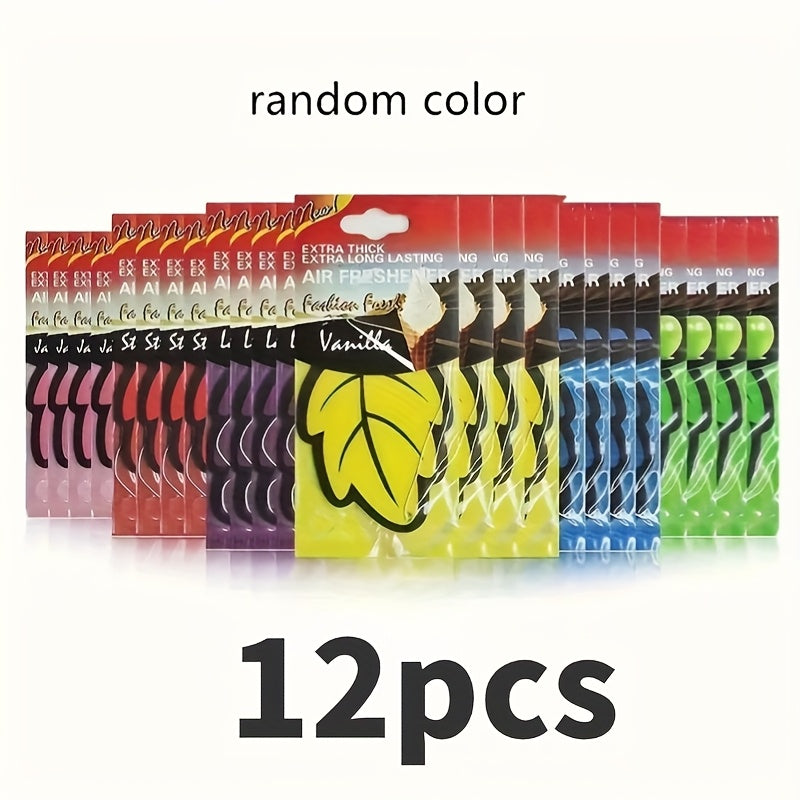 Avtomobil ichki qismi barg shaklidagi havo tozalash uchun tabiiy aroma vanil to'plami