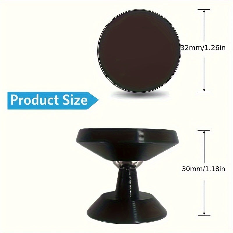 360° Rotation Car Phone Holder with Magnetic Suction Aluminum Alloy Waterproof