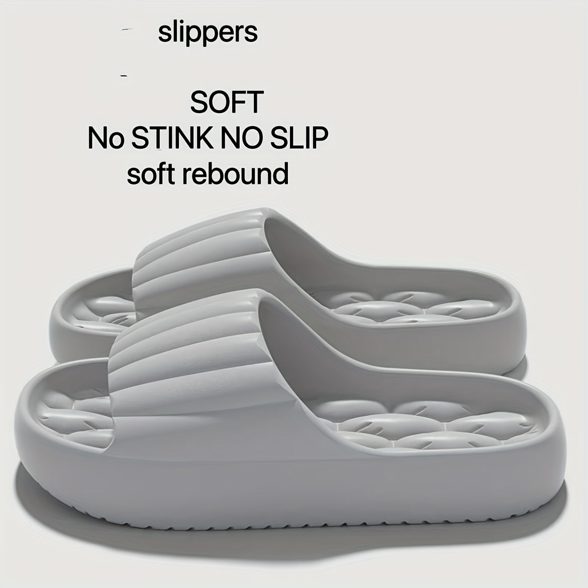 Uniseks EVA yumshoq taglikli shlyapa, sirpanmaydigan dush, plyaj va yengil sayohat uchun botinkalar