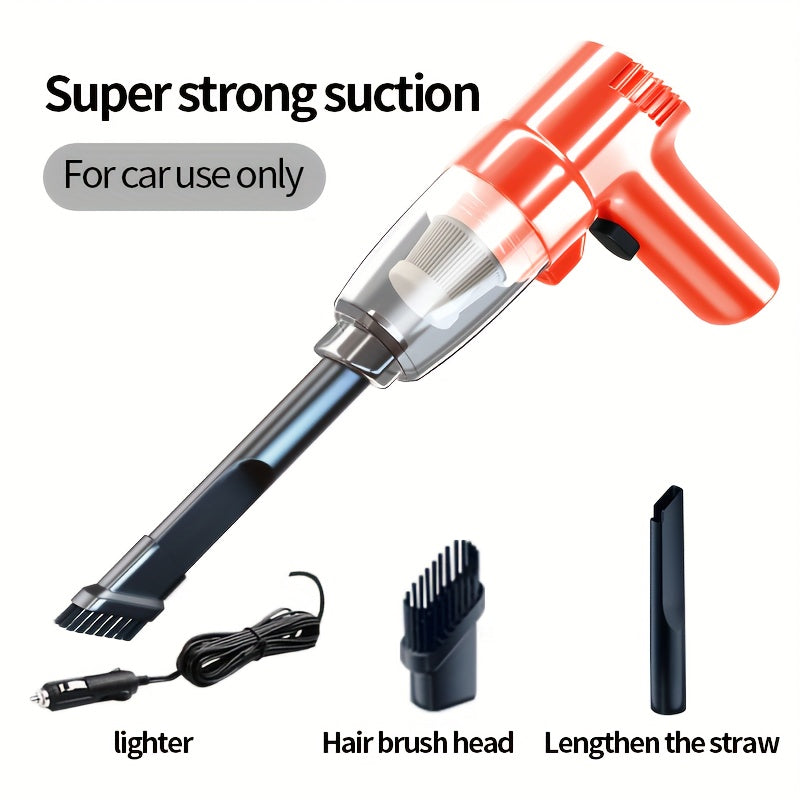 Portable Handheld Car Vacuum Cleaner with High Suction Power for Wet and Dry Cleaning