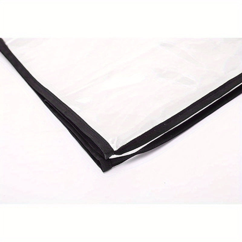 PVC aralashtirgich qopqog'i, shaffof va suv o'tkazmaydigan, 42.01x28.35x42.01 sm, chang o'tkazmaydigan aralashtirgich himoyachisi, oshxona saqlash va uyda foydalanish uchun, saqlash sumkasi bilan birga