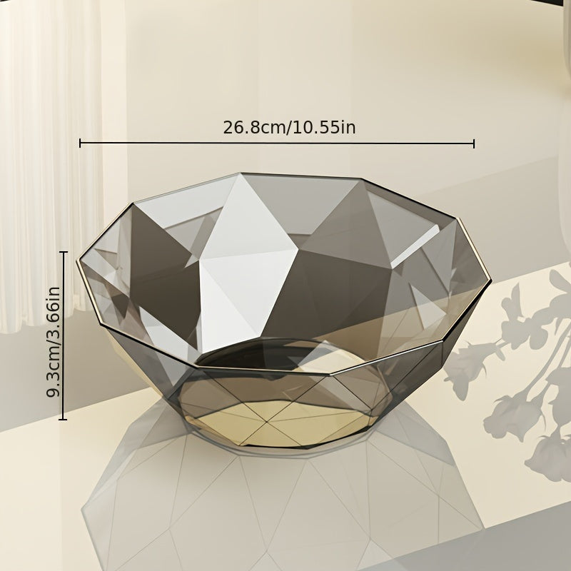 Два высококачественных салатниц/тарелок для конфет, роскошные фруктовые миски для гостиной/кофейного столика. Креативные современные тарелки для закусок/фруктов и декоративные фруктовые корзины.