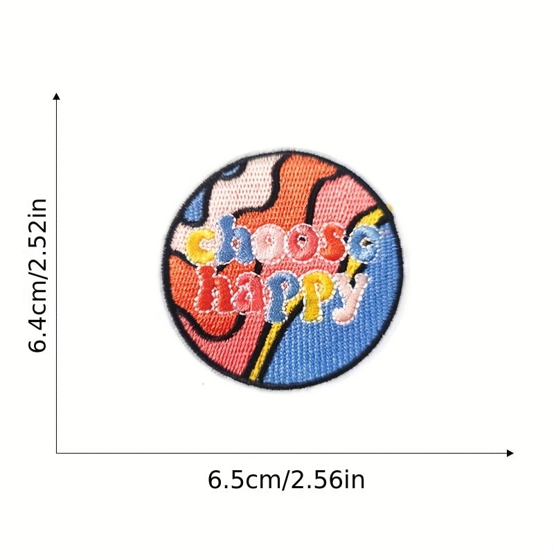 Iron-On Patches and Embroidered Appliques for Clothing Repair and DIY Crafts 21 Pieces