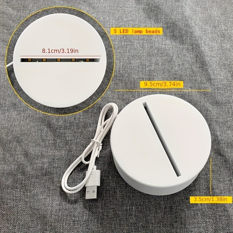 Futbolchi shaklidagi stol chirog'i, USB interfeysi va yotoqxona bezatish uchun LED tungi chiroq.