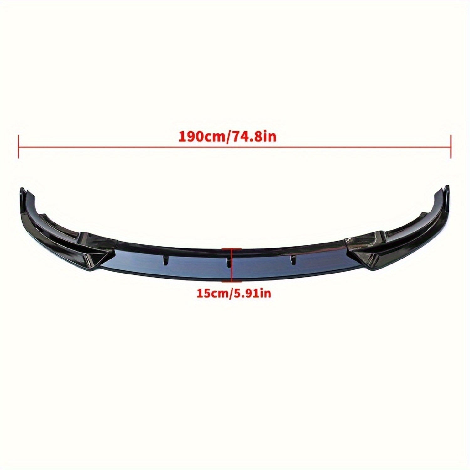 Tesla Model Y uchun orqa bumper lip guard, polishlangan PP styling aksessuarlar